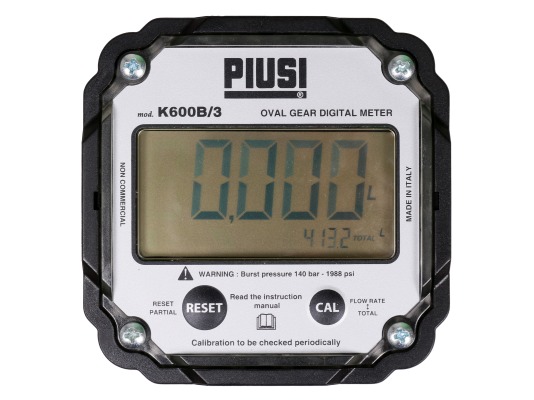 Счетчик PIUSI K600 B/3 F00491000 (ДТ, масла, антифризы)